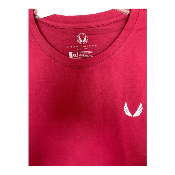 ASRV Mens Tee Shirt. XL Red - Picture 4 of 6